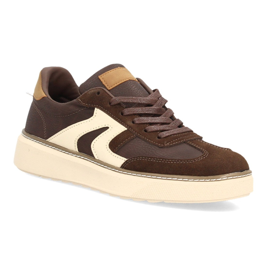 Zapatillas Barefoot de Hombre con Cordones y Suela Fina y Flexible -Marron