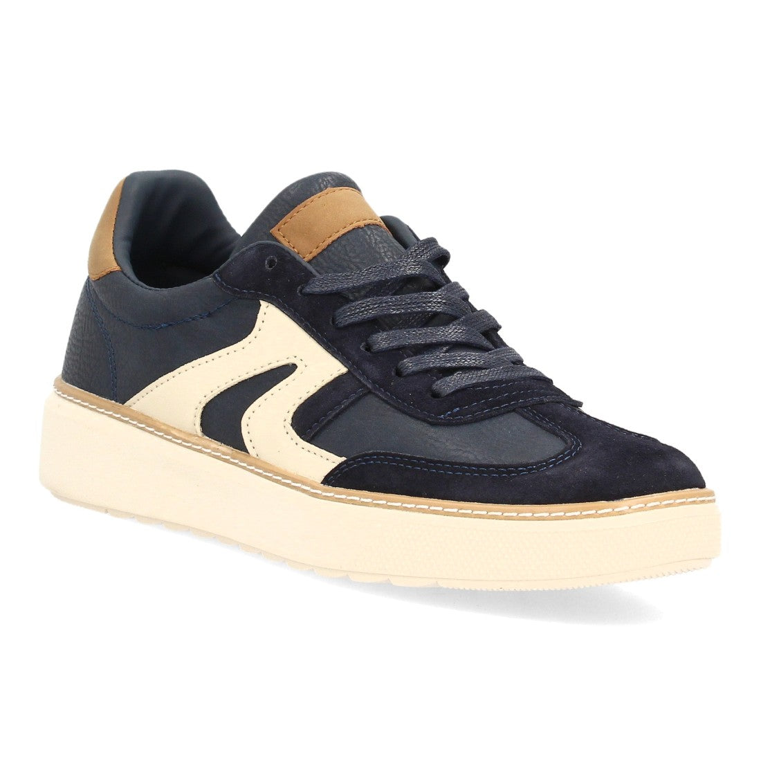 Zapatillas Barefoot de Hombre con Cordones y Suela Fina y Flexible -Marino