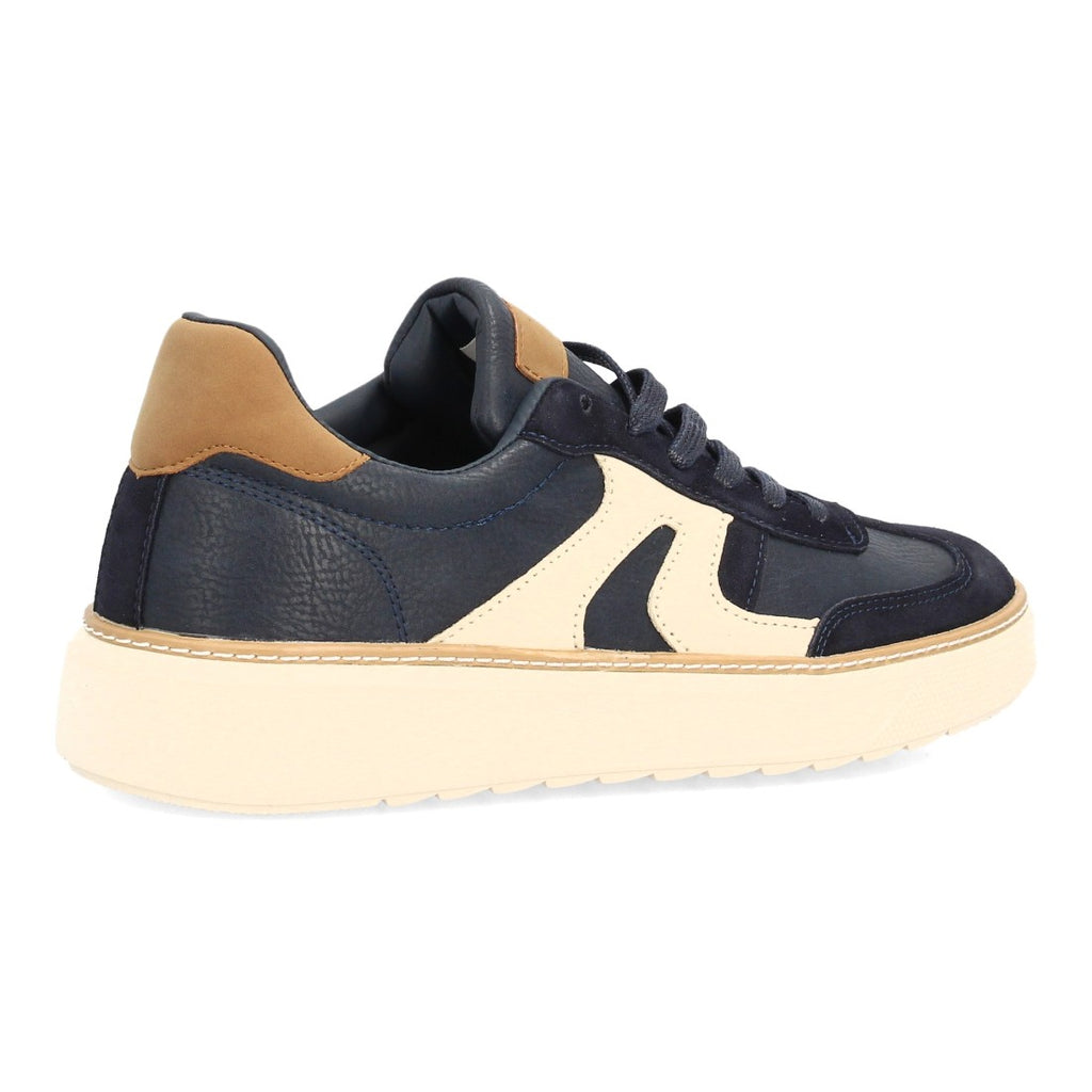 Zapatillas Barefoot de Hombre con Cordones y Suela Fina y Flexible -Marino
