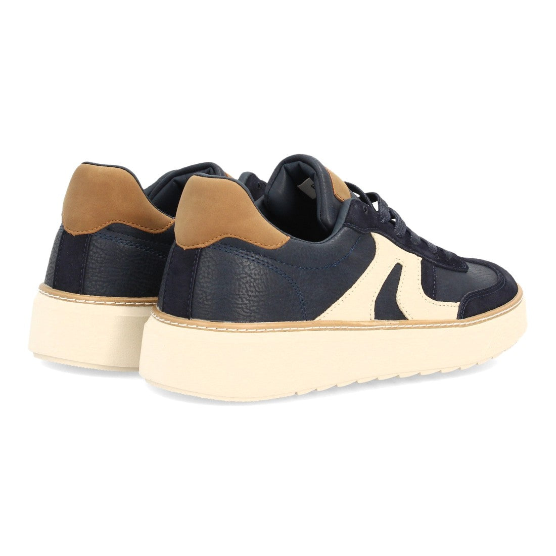 Zapatillas Barefoot de Hombre con Cordones y Suela Fina y Flexible -Marino