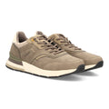 Zapatillas Casual de Hombre con Cordones Elásticos y Diseño Clásico -Taupe