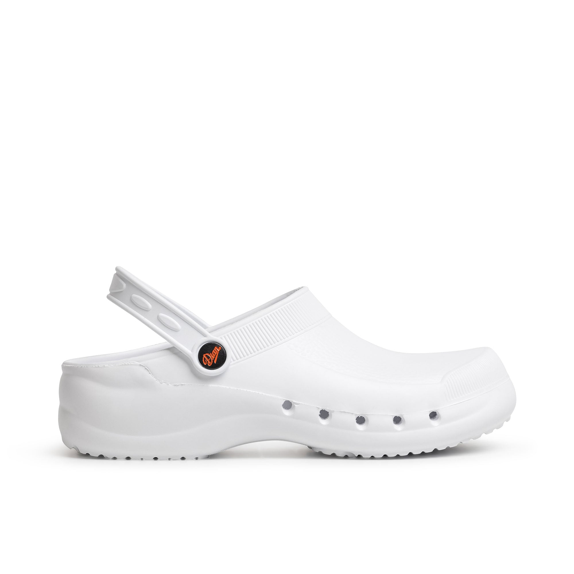 Zueco antideslizante ultraligero EVA - Blanco/Negro