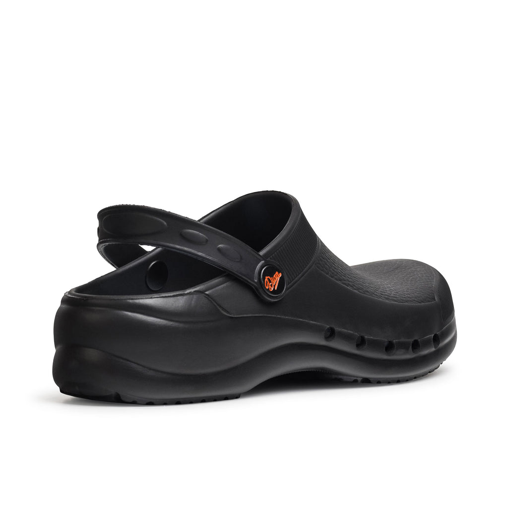 Zueco antideslizante ultraligero EVA - Blanco/Negro