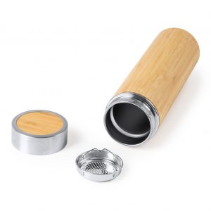 Termo  – Bambú & Acero (500 ml) - Kinata